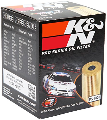 k and n oil filter guide