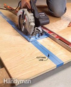 circular saw angle cutting guide