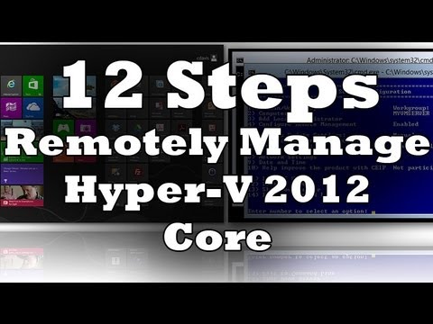microsoft hyper v server 2012 installation guide