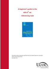 pocket guide to apa style pdf